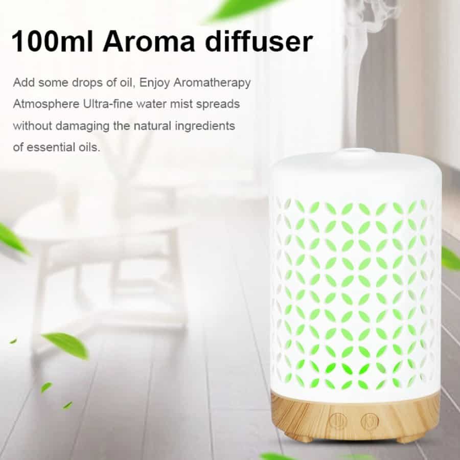 White Aroma Ceramic Essential Oil Diffuser CH32 - Autorunner